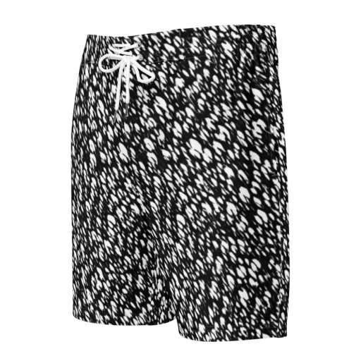 Noir Static on a Men's Board Shorts