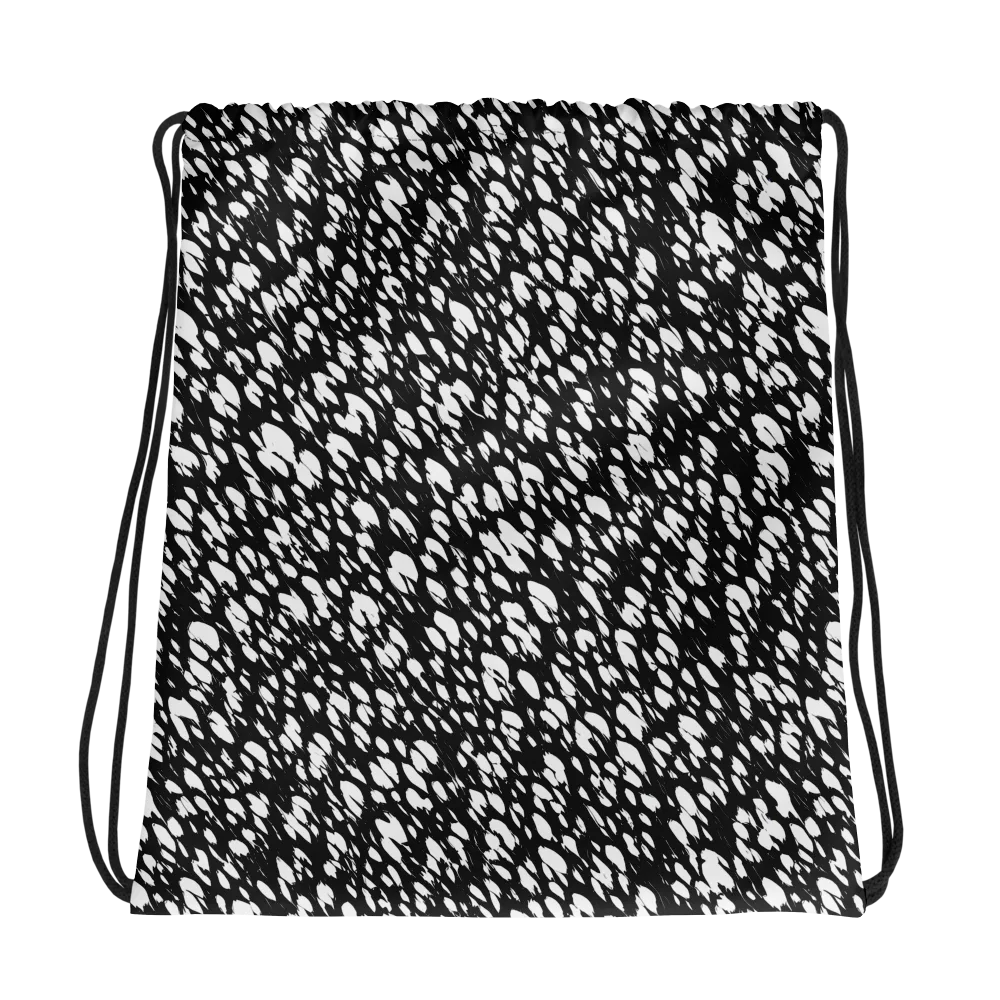 Noir Static on Drawstring Bag — Photo