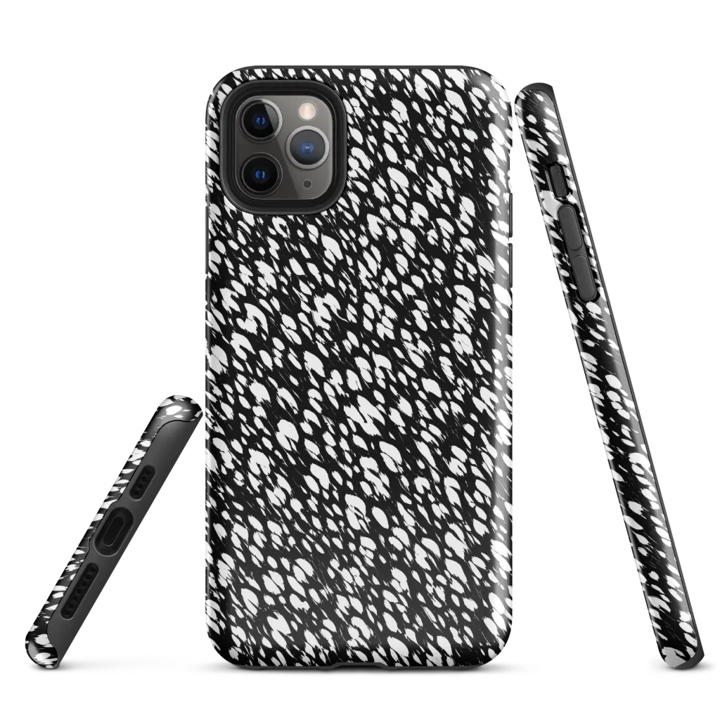 Noir Static on Tough Case for iPhone® — Front