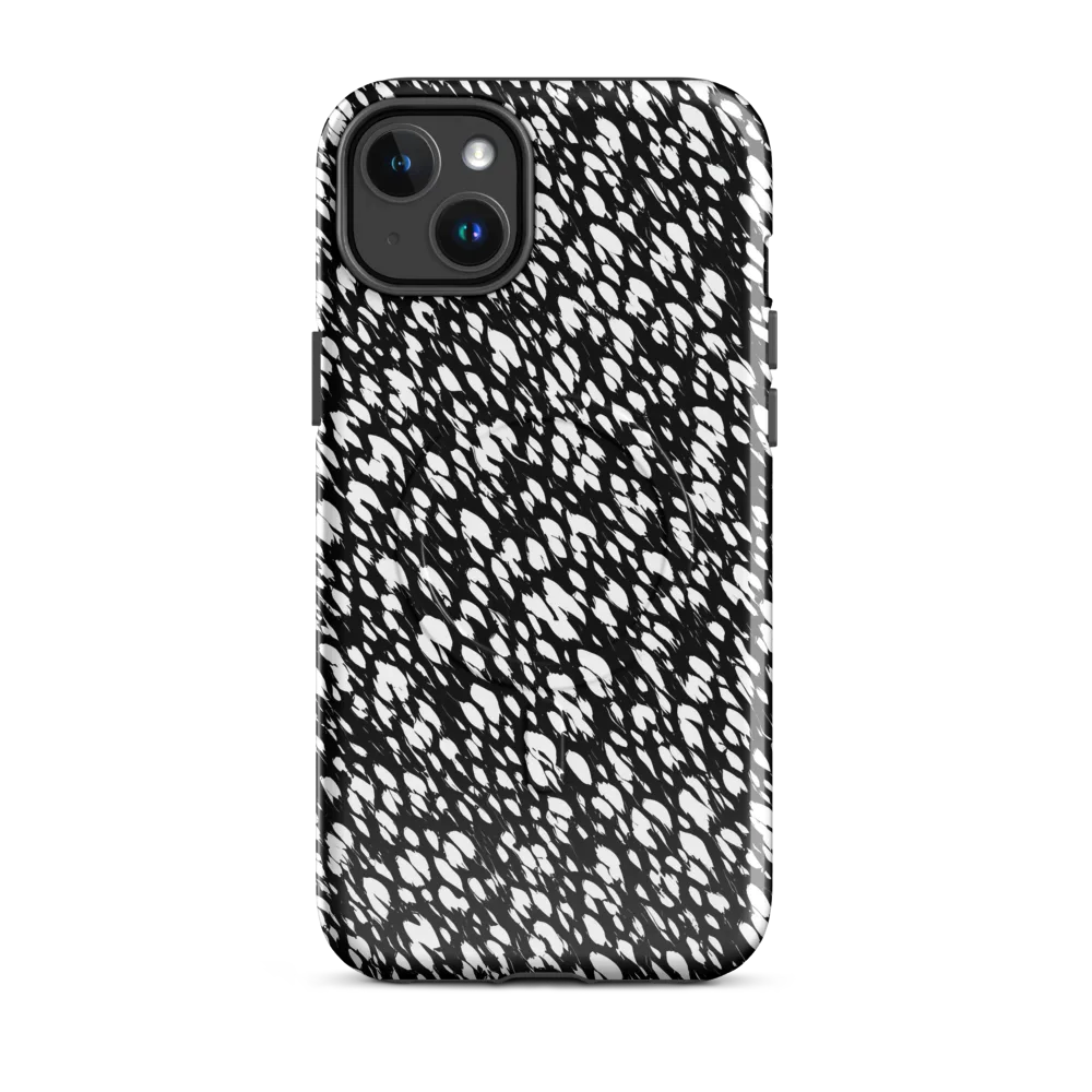 Noir Static on MagSafe Tough Case for iPhone® — Front