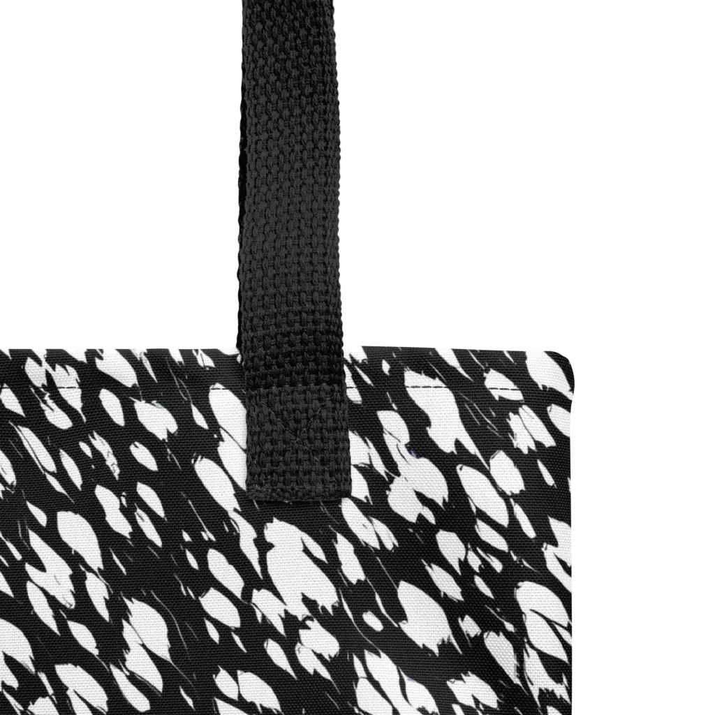 Noir Static on Tote Bag — Product details