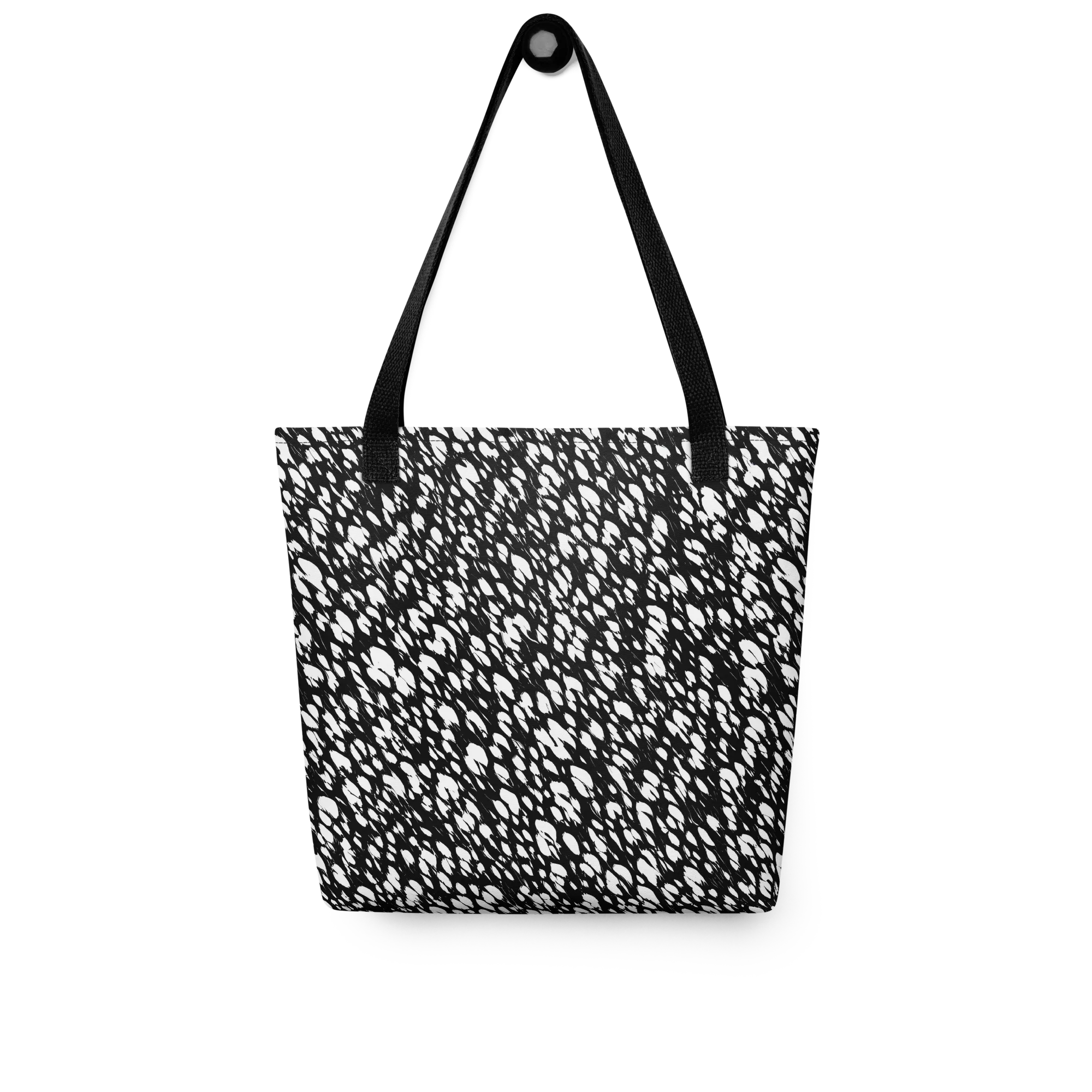 Noir Static on Tote Bag — Front