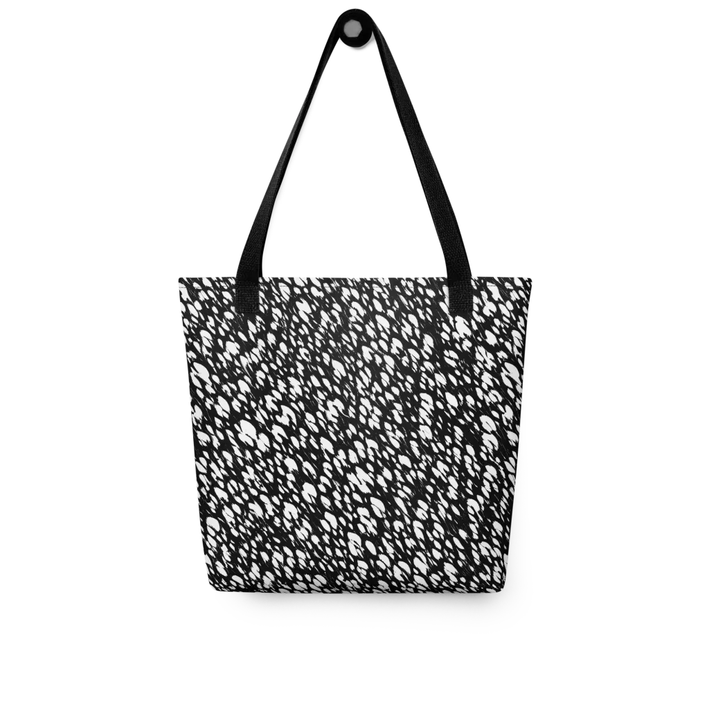 Noir Static on Tote Bag — Front