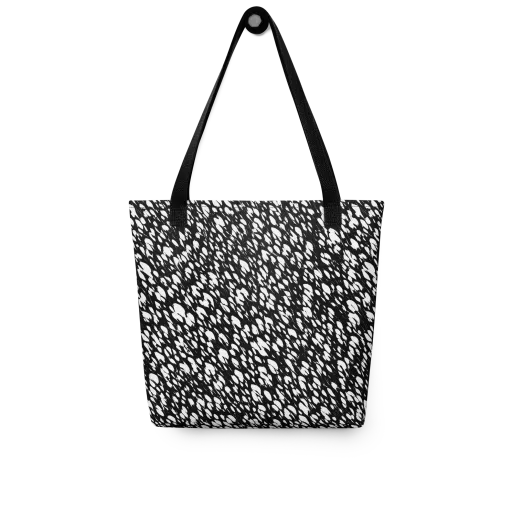 Noir Static on a Tote Bag