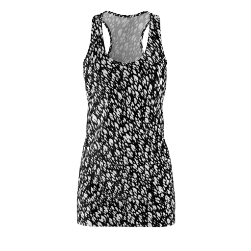 Noir Static on a Racerback Dress