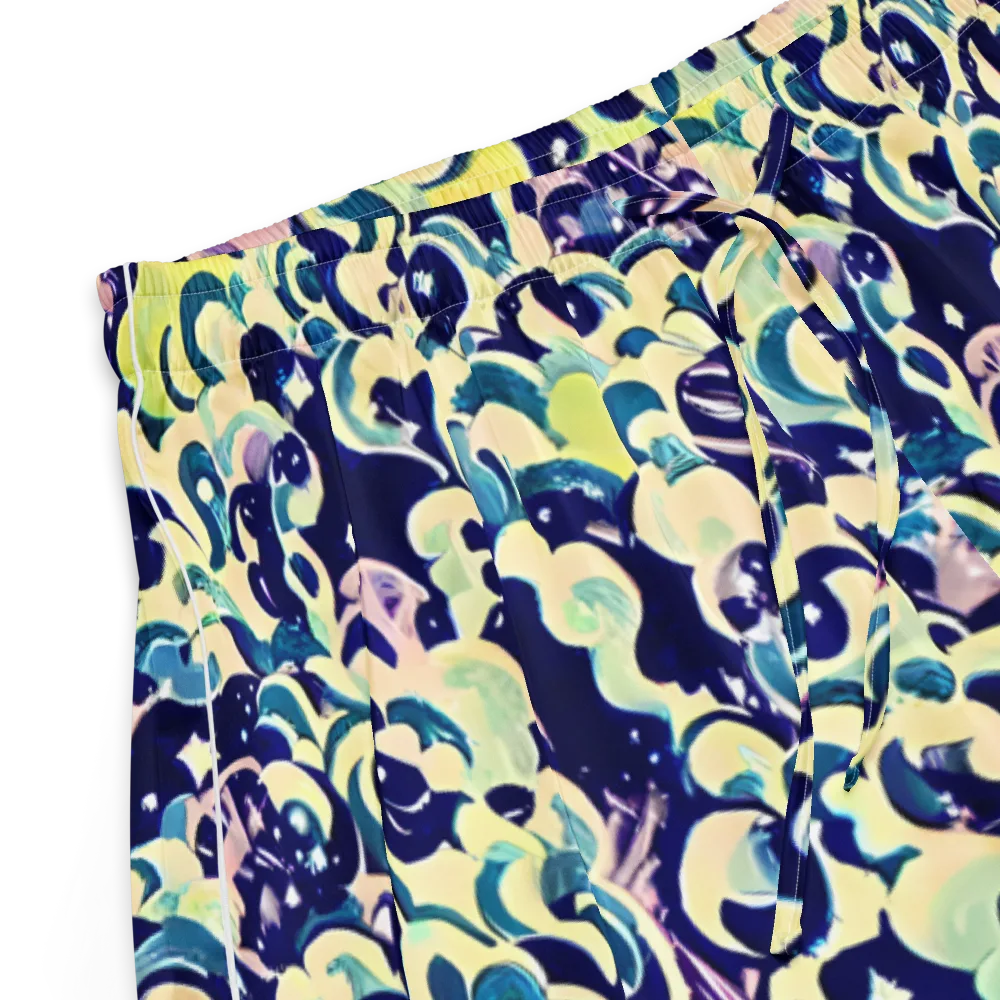 Neon Petal Storm on Women's Pajama Shorts — Product details