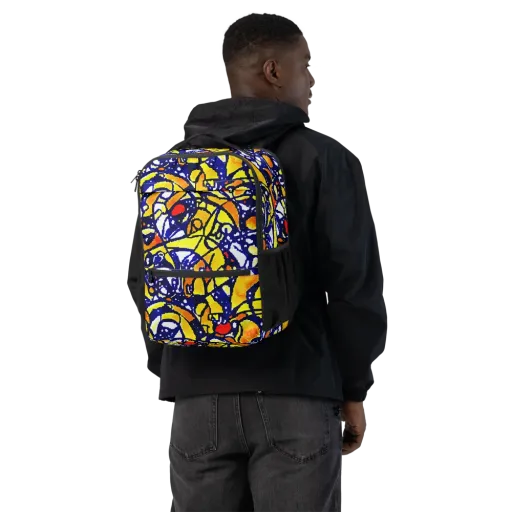 Electric Sunburst on a Utility Backpack