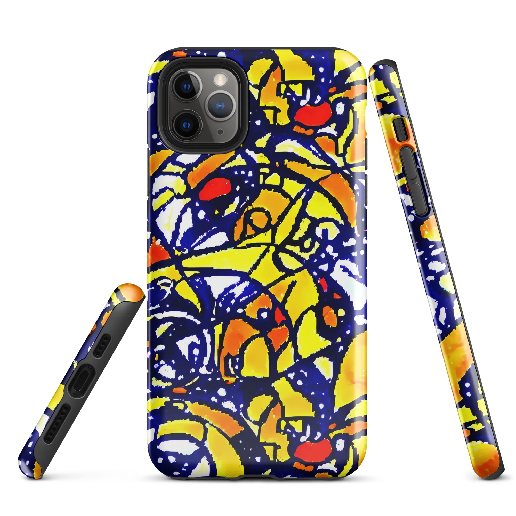 Electric Sunburst on Tough Case for iPhone® — Front