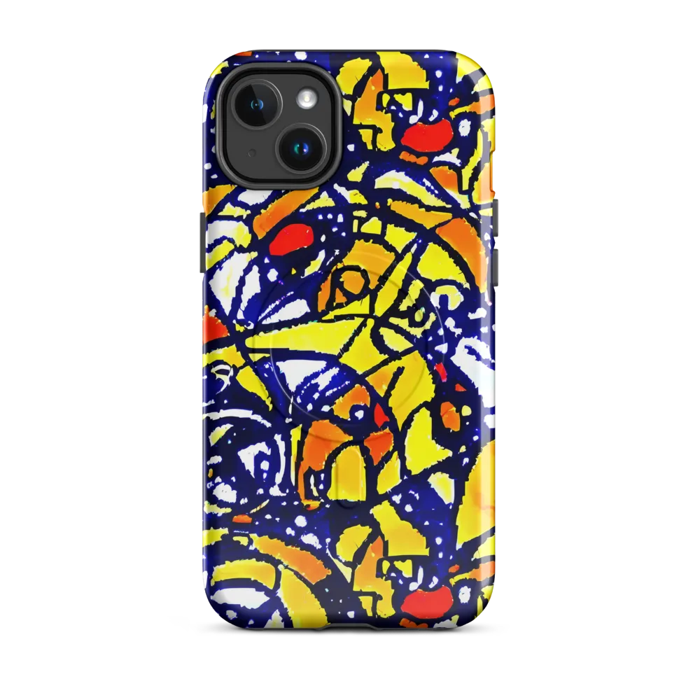 Electric Sunburst on MagSafe Tough Case for iPhone® — Front