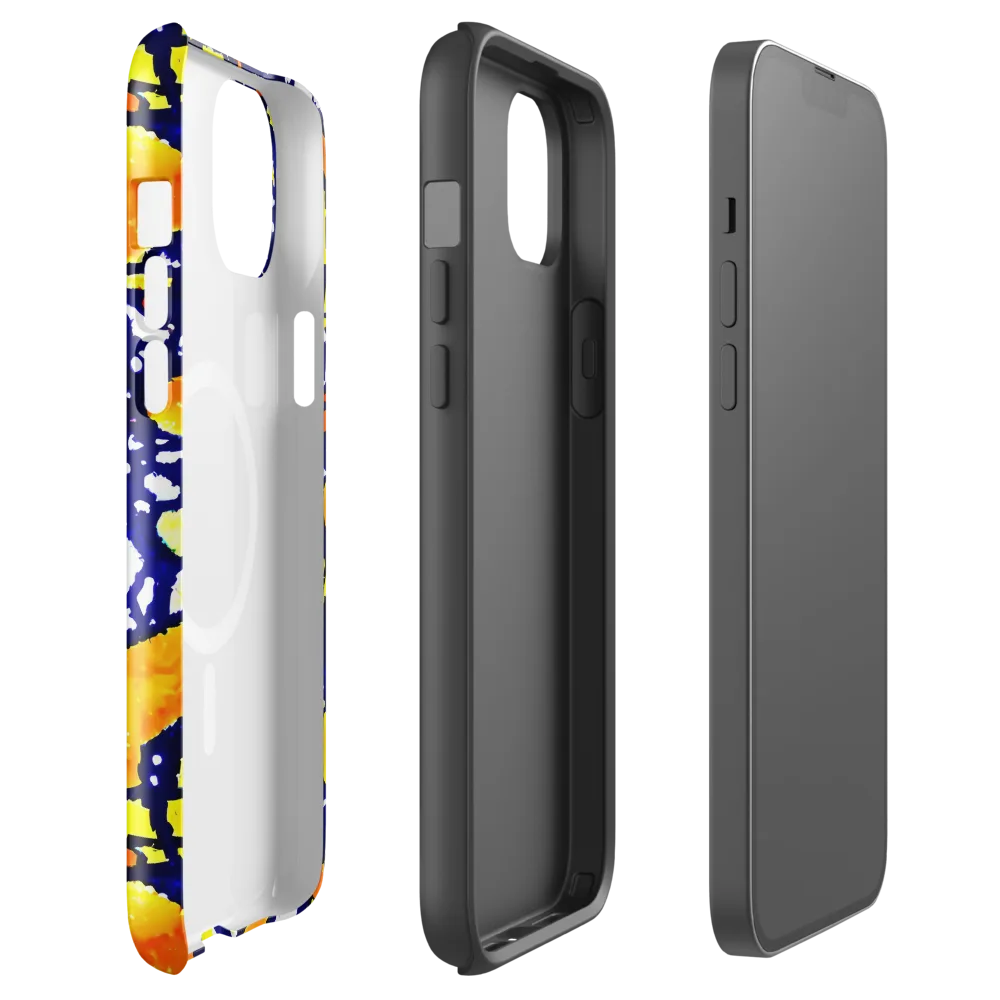 Electric Sunburst on MagSafe Tough Case for iPhone® — Front