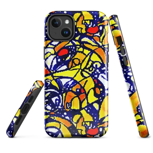 Electric Sunburst on a MagSafe Tough Case for iPhone®