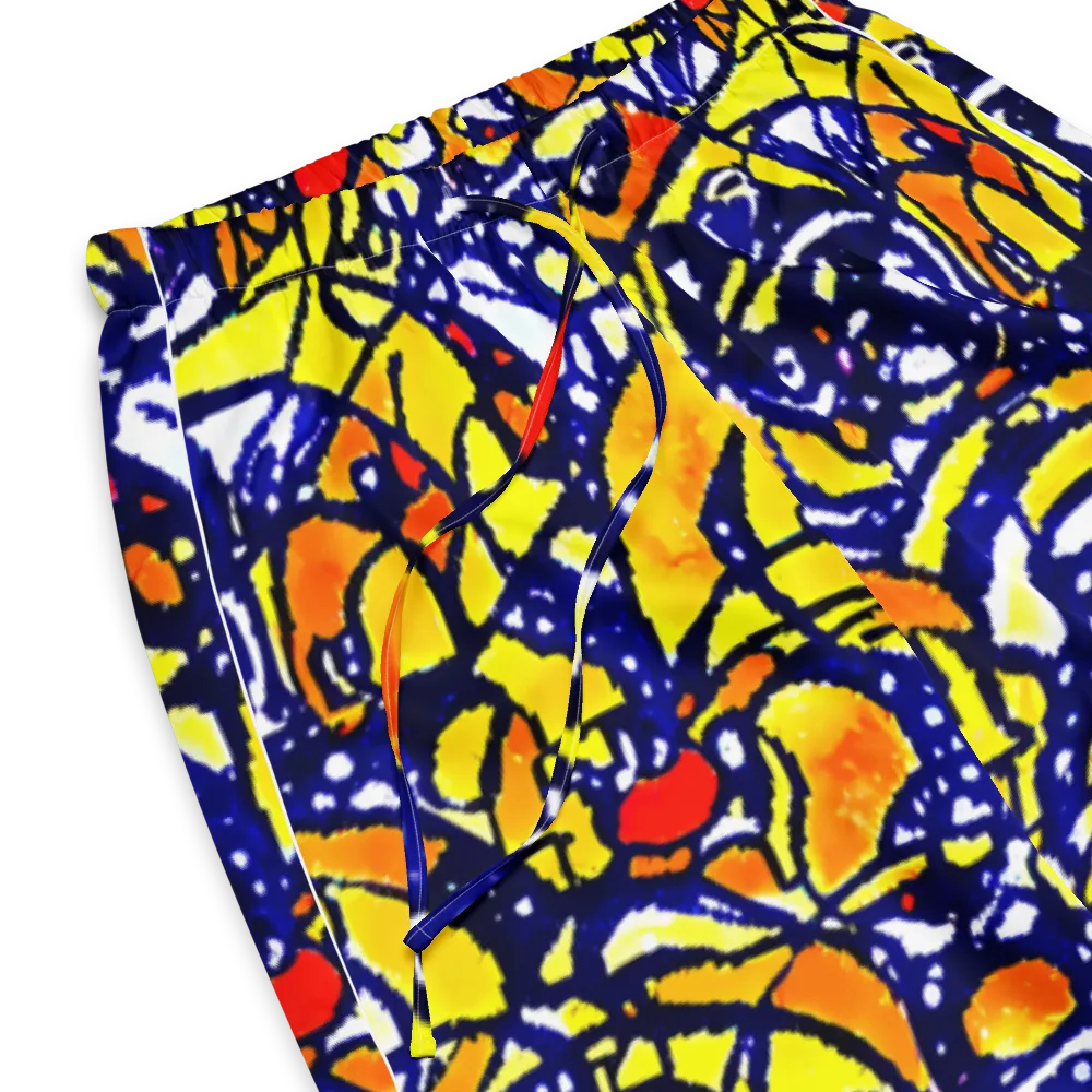 Electric Sunburst on Women's Pajama Pants — Product details