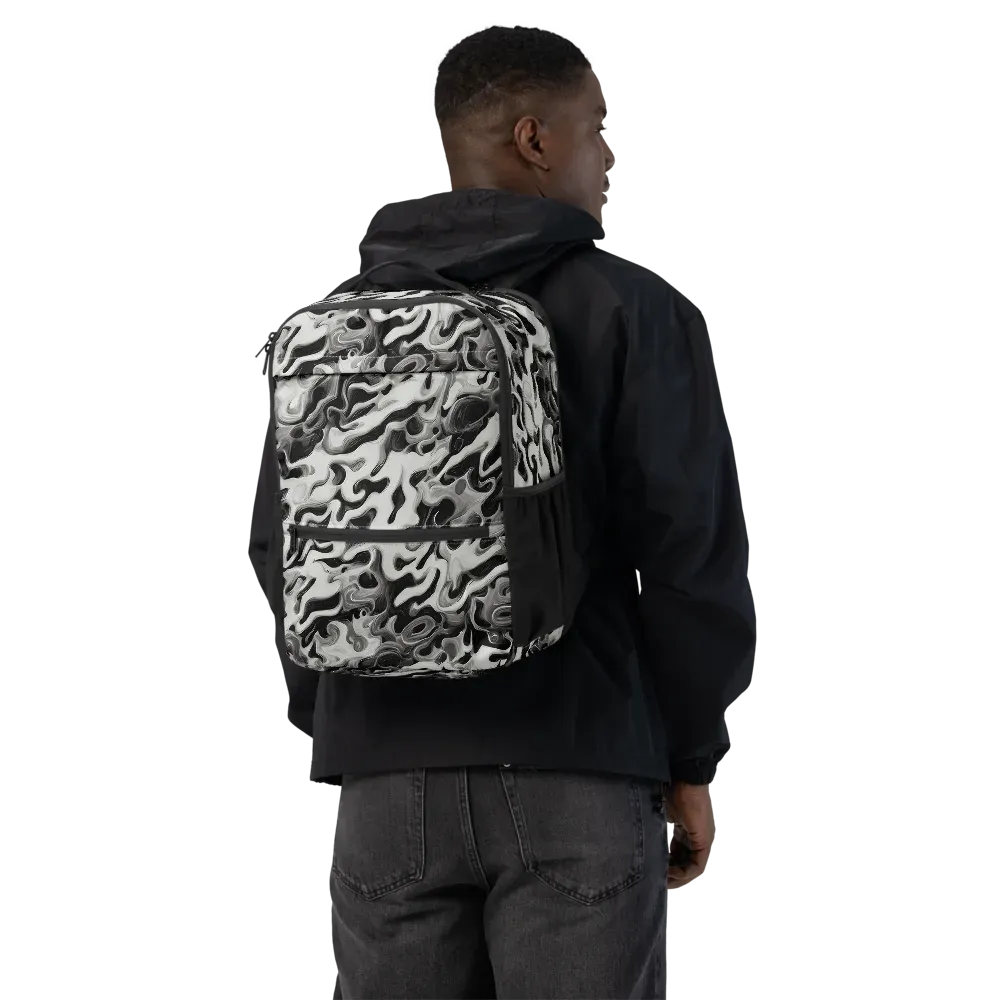 Silver Smoke on Utility Backpack — Back