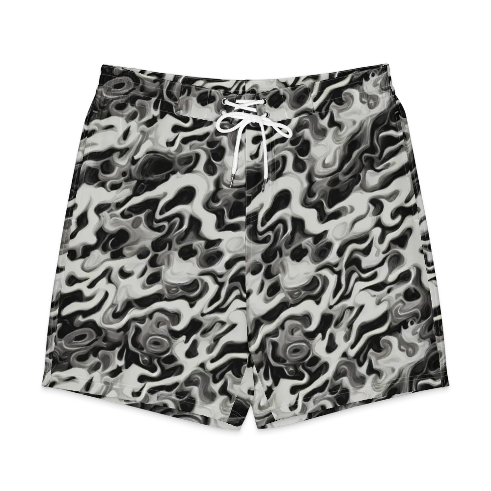 Silver Smoke on Men's Board Shorts — Front