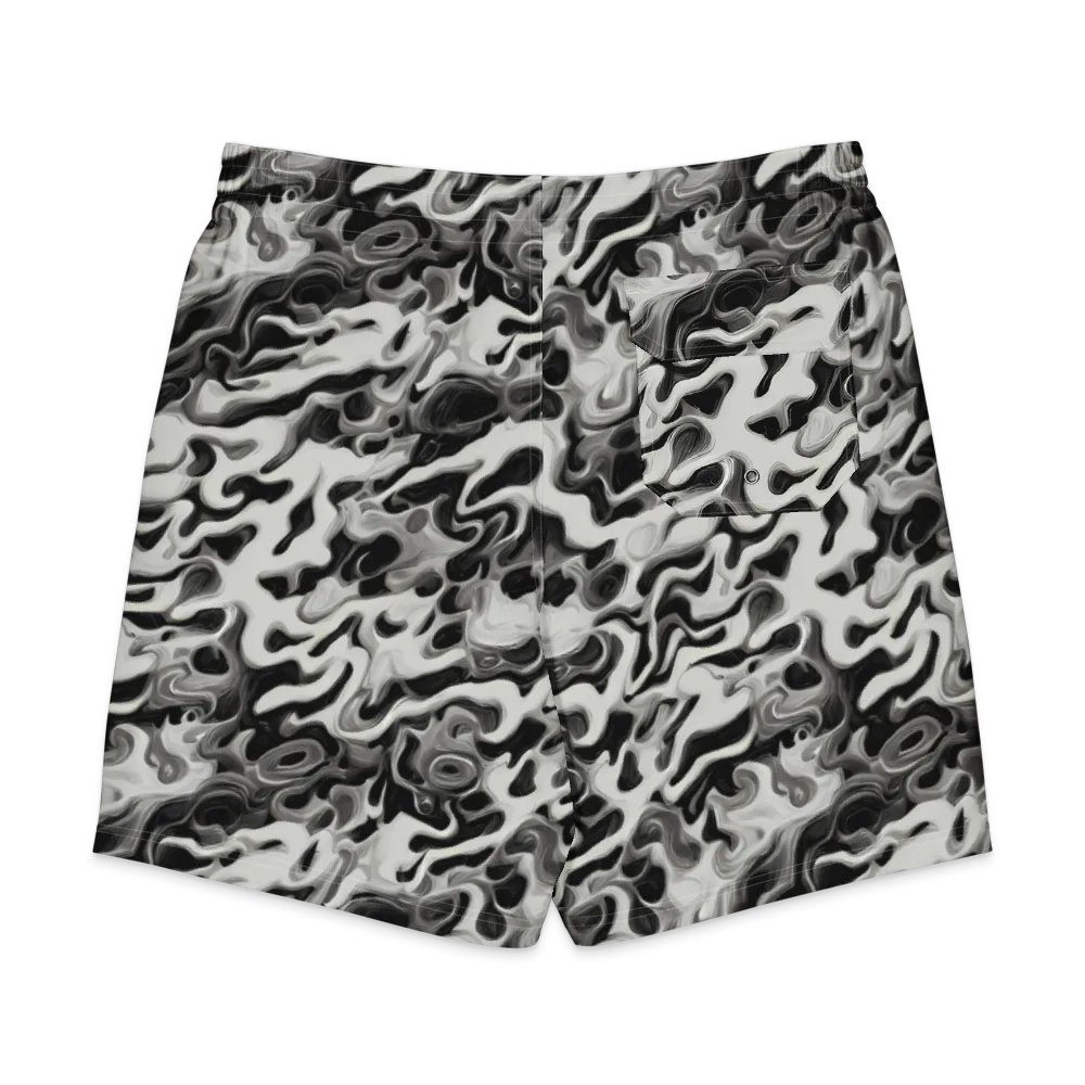 Silver Smoke on Men's Board Shorts — Back