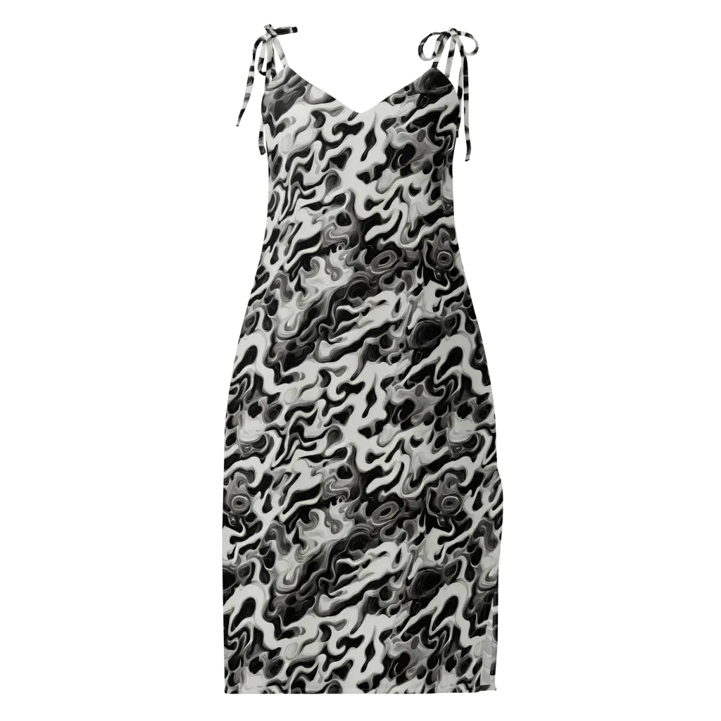 Silver Smoke on Slip Dress — Front