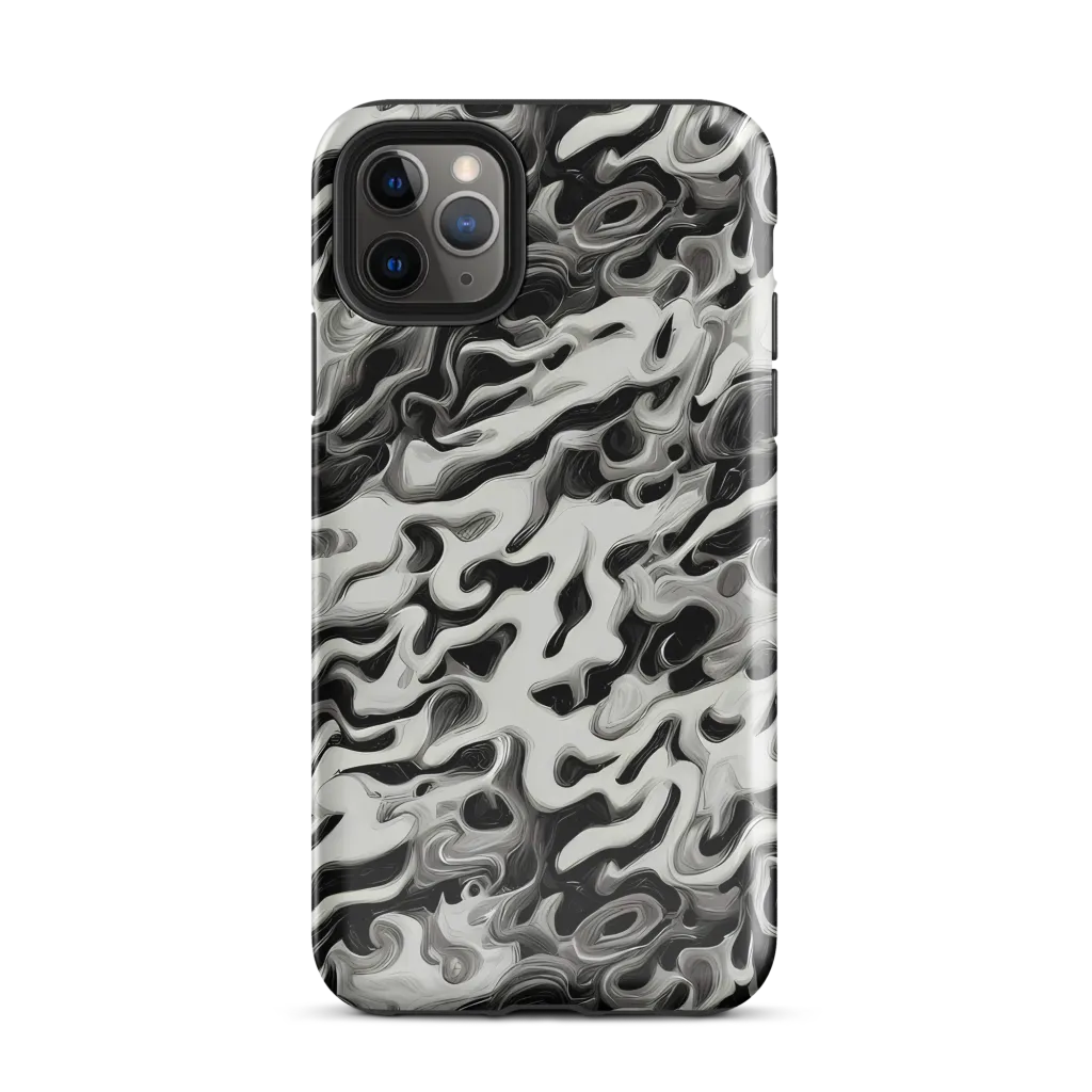 Silver Smoke on Tough Case for iPhone® — Front