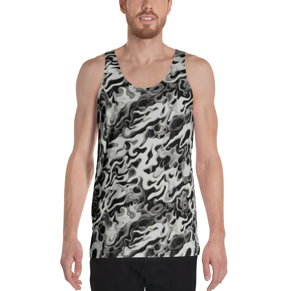 Silver Smoke on Men's Tank Top — Front
