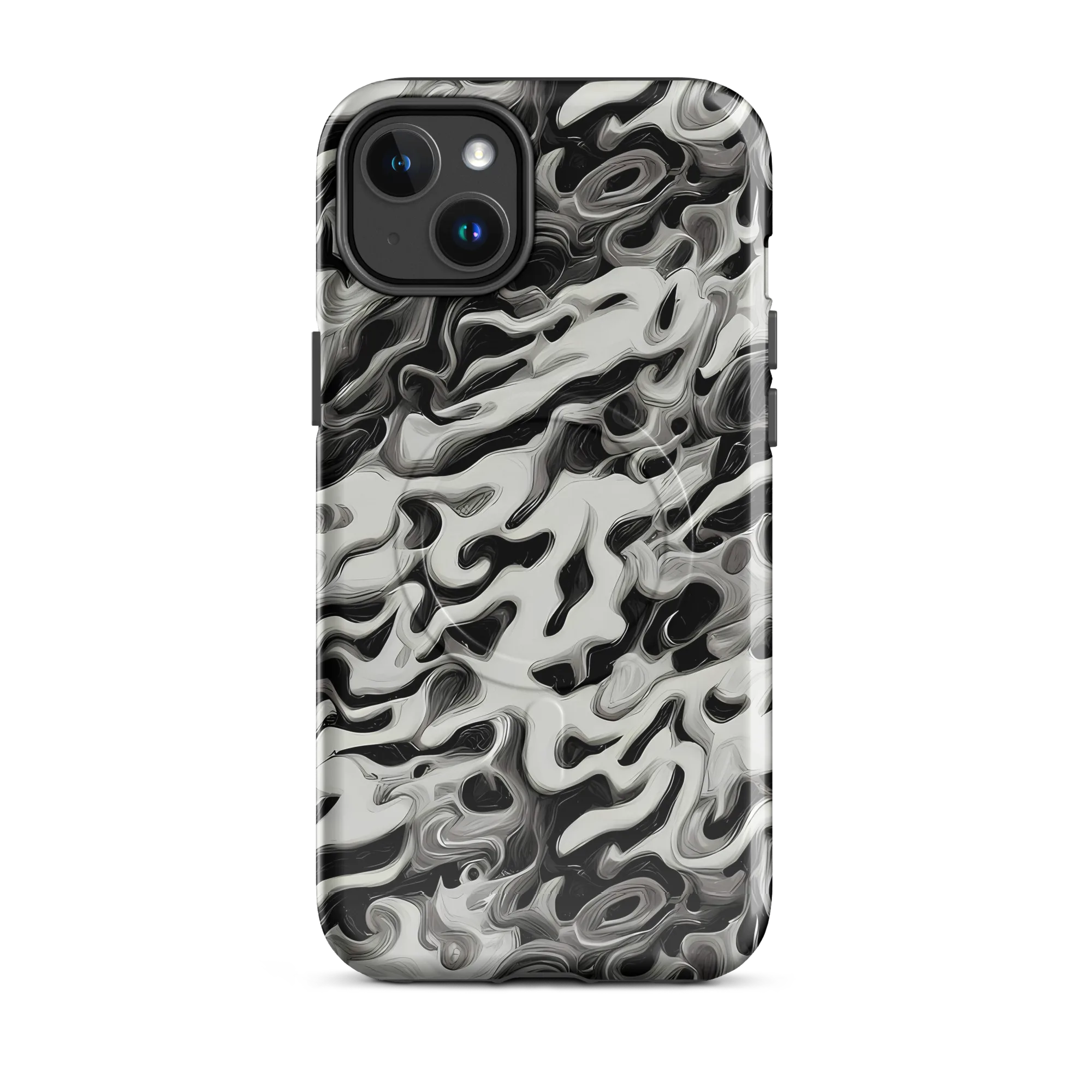 Silver Smoke on MagSafe Tough Case for iPhone® — Front