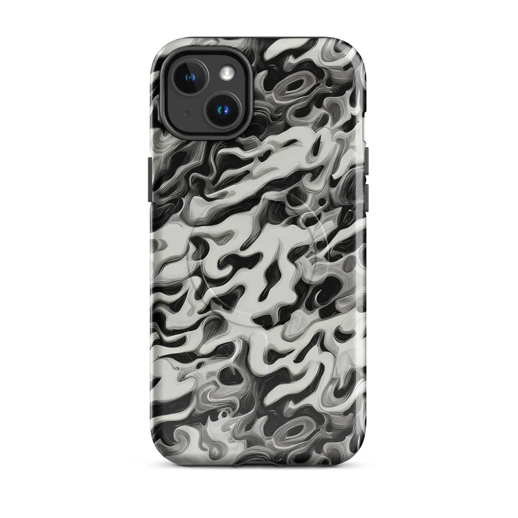 Silver Smoke on MagSafe Tough Case for iPhone® — Front