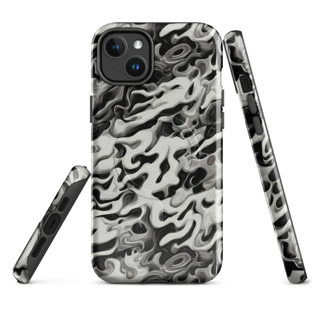 Silver Smoke on MagSafe Tough Case for iPhone® — Front