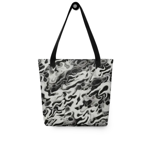 Silver Smoke on a Tote Bag