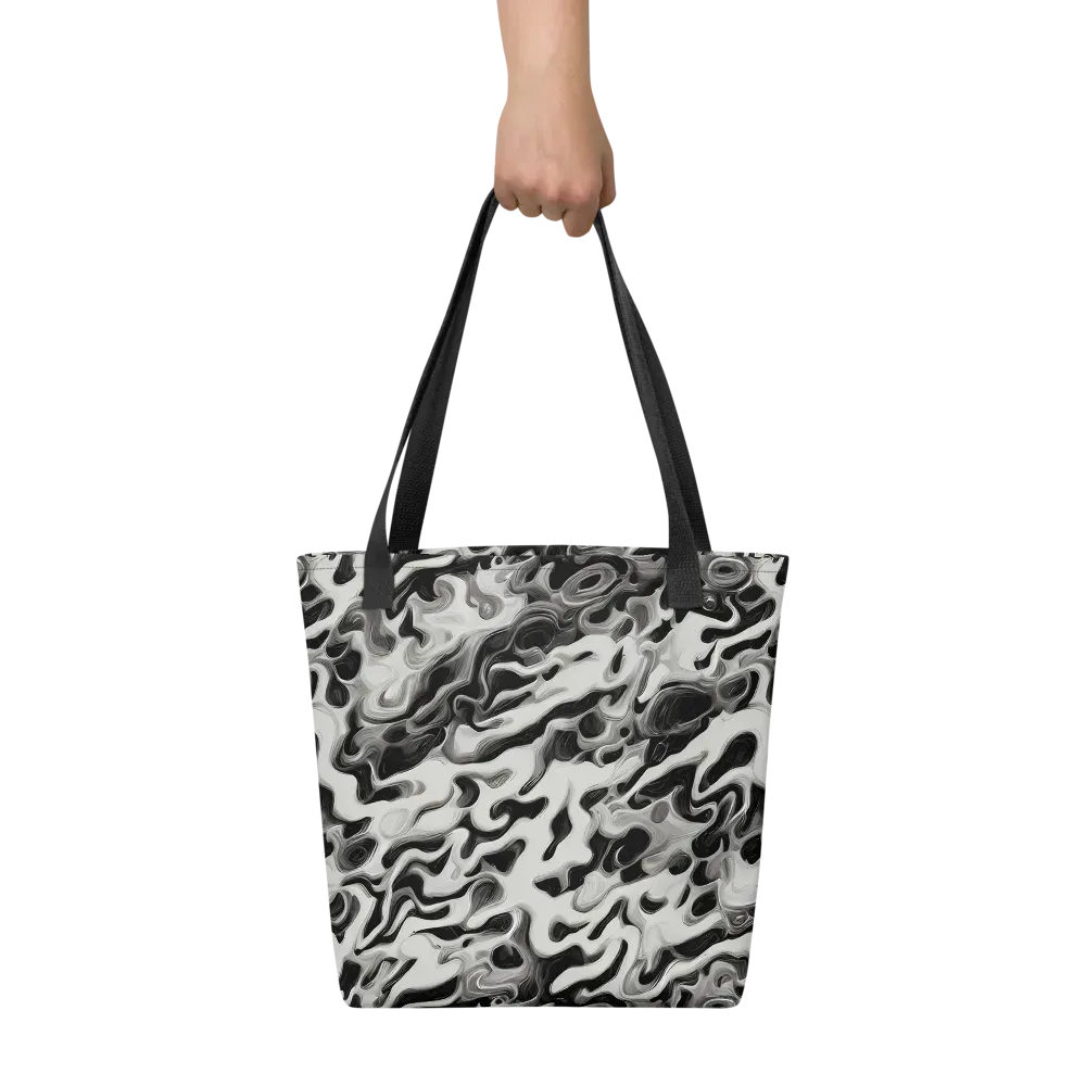 Silver Smoke on Tote Bag — Front