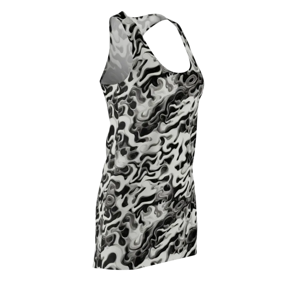 Silver Smoke on Racerback Dress — Front Side