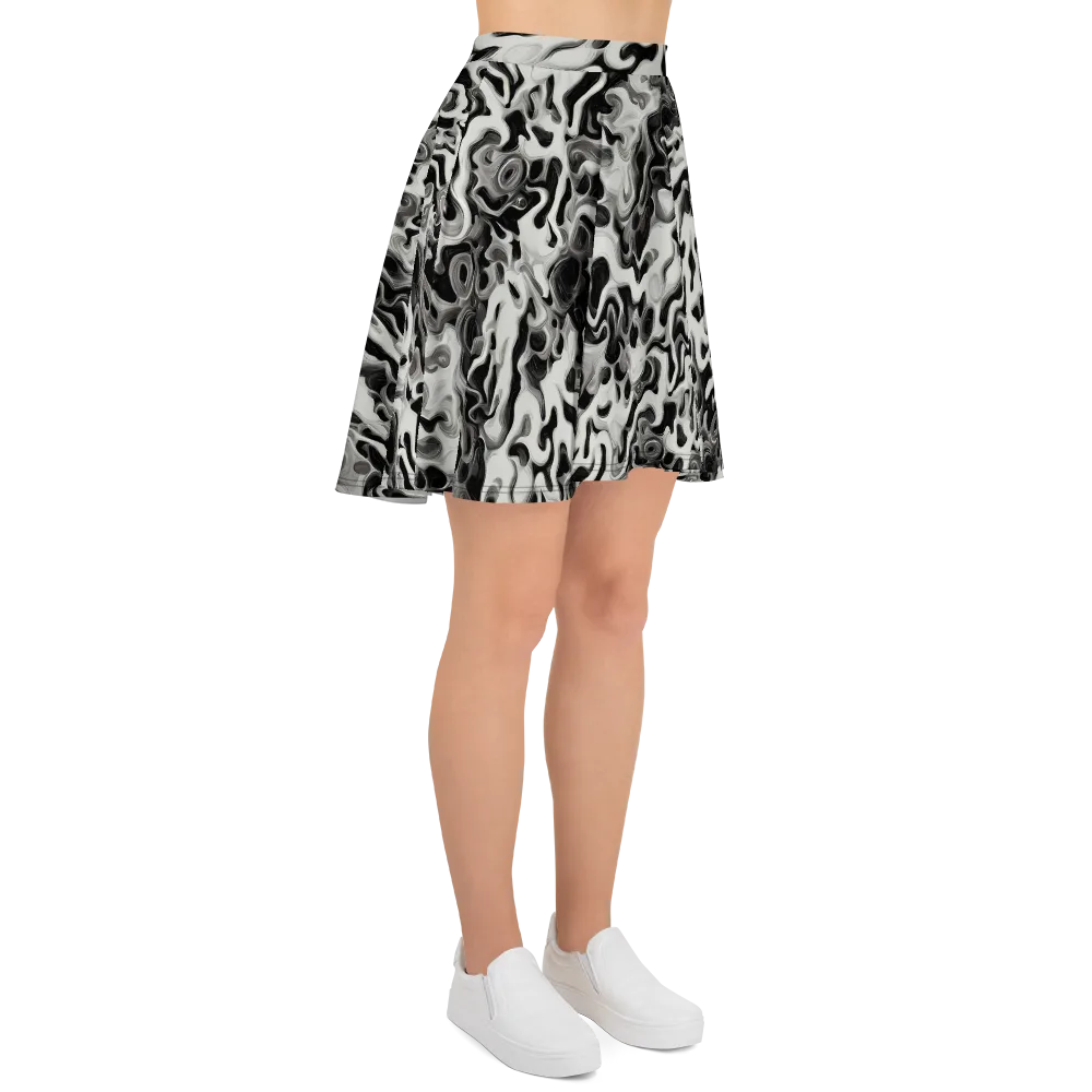 Silver Smoke on Skater Skirt — Right