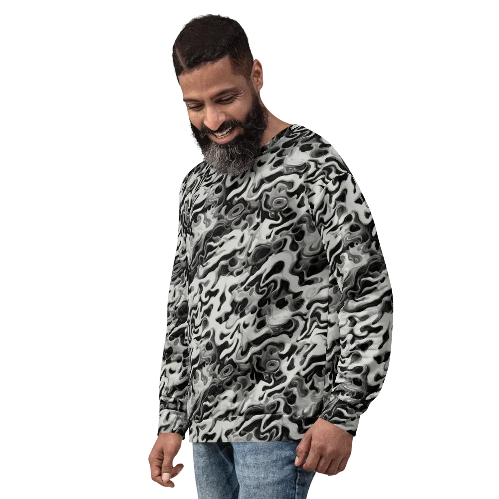 Silver Smoke on Sweatshirt — Left Front