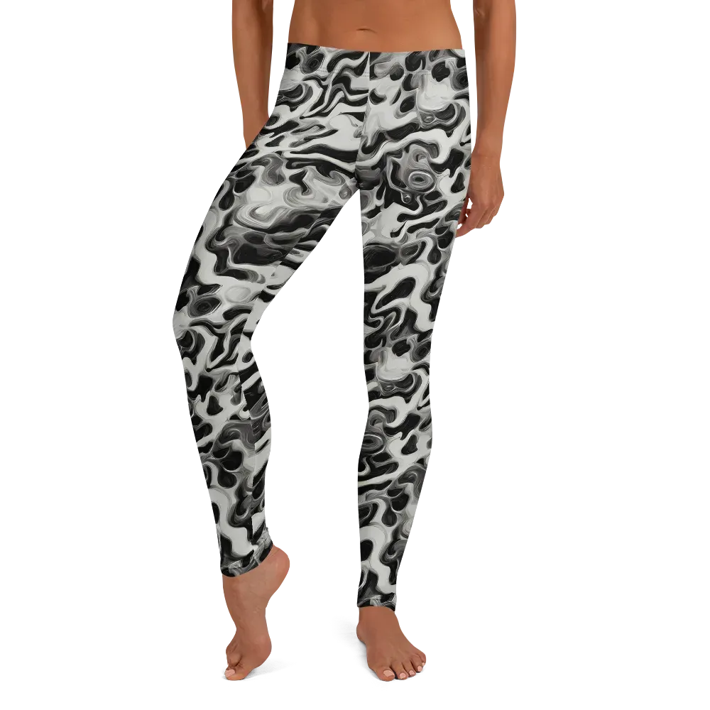 Silver Smoke on Leggings — Front