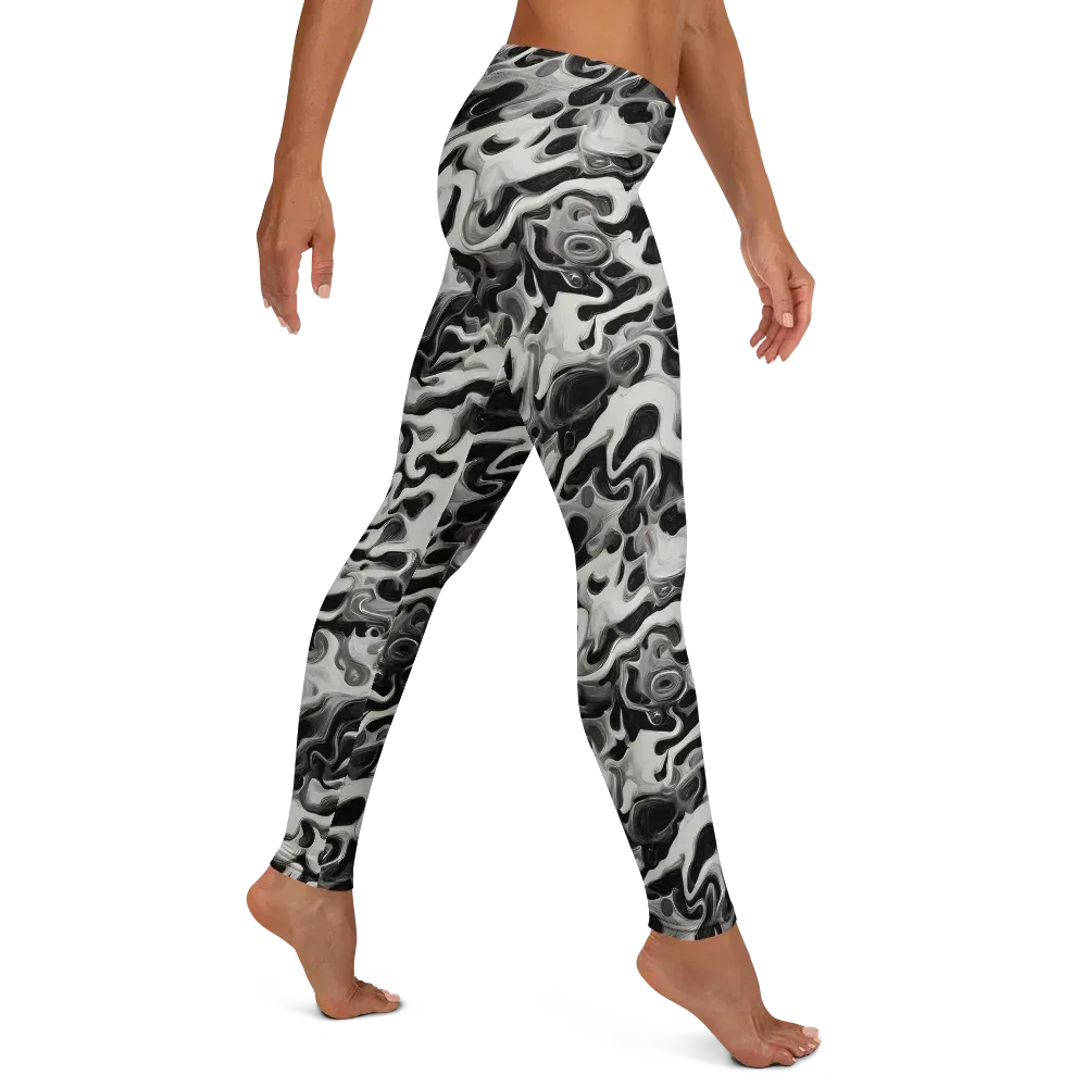 Silver Smoke on Leggings — Right