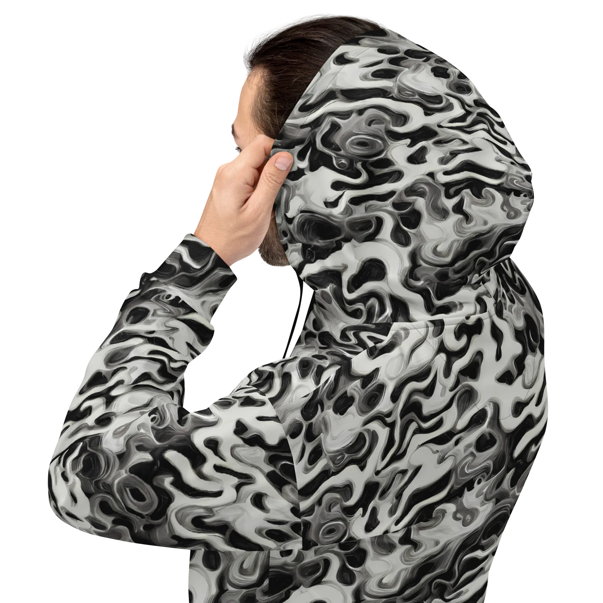 Silver Smoke on Hoodie — Back
