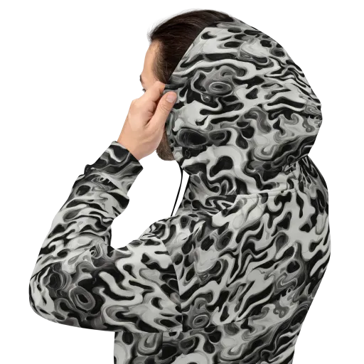 Silver Smoke on a Hoodie