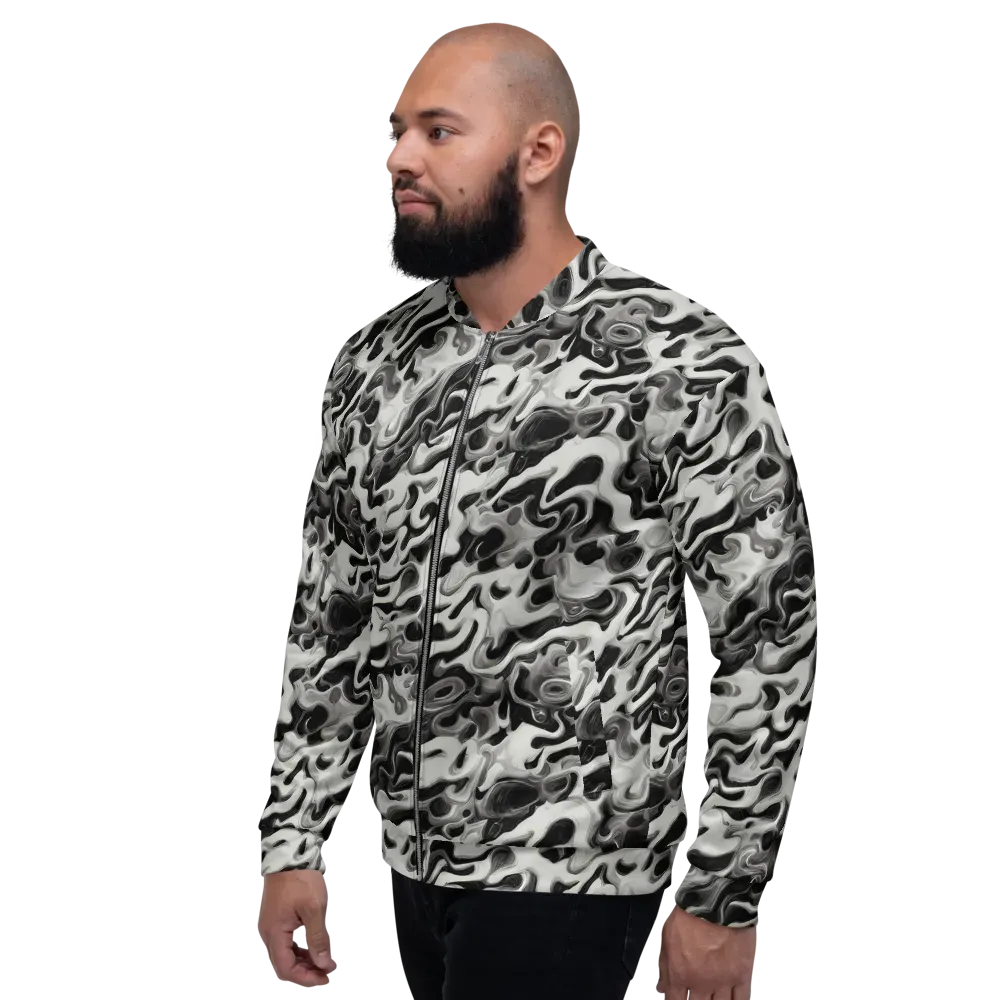 Silver Smoke on Bomber Jacket — Left