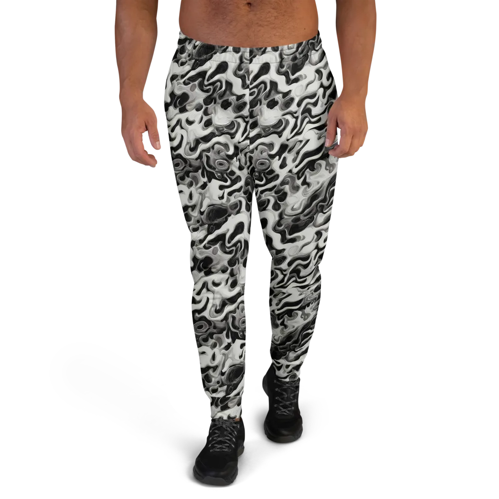 Silver Smoke on Men's Joggers — Front