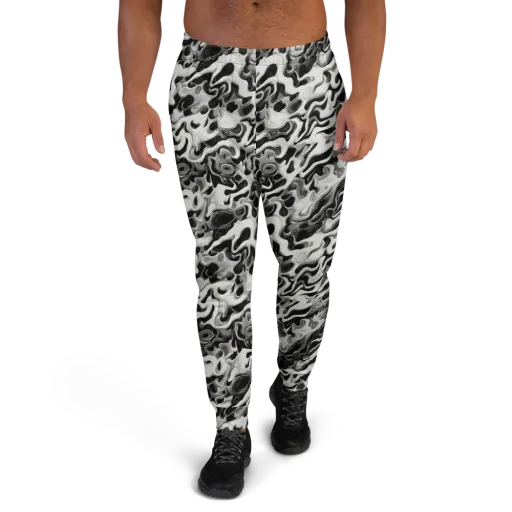 Silver Smoke on a Men's Joggers