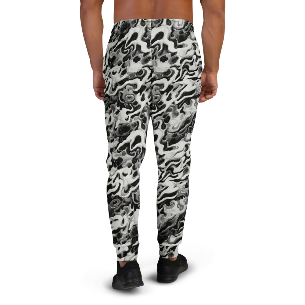 Silver Smoke on Men's Joggers — Back