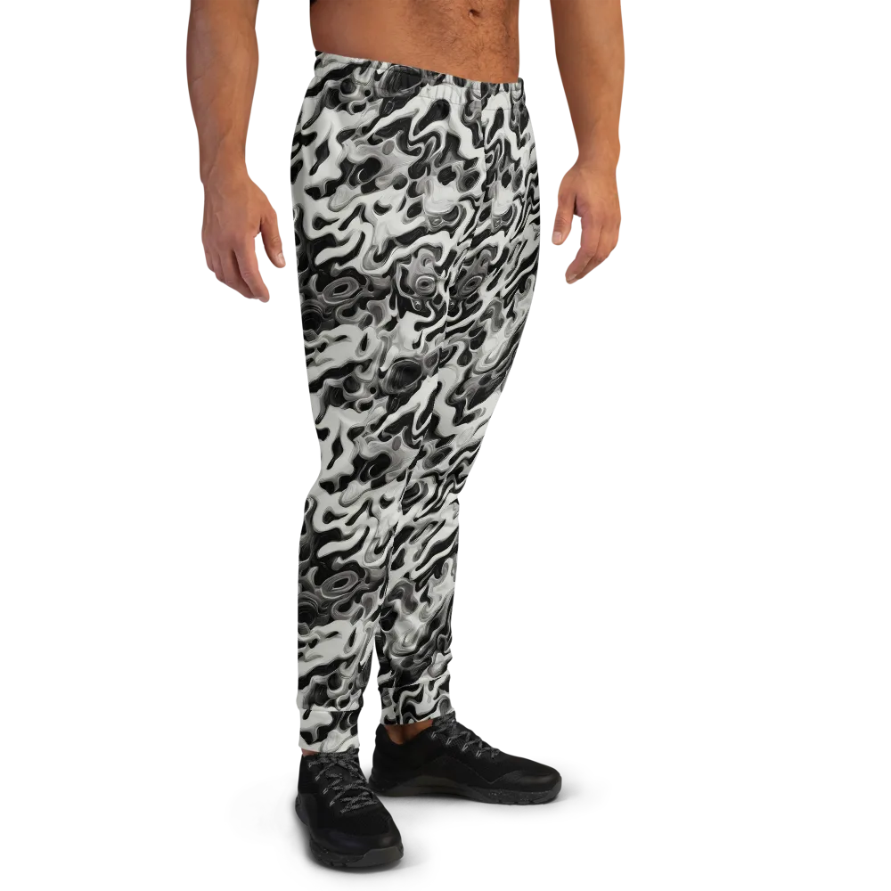 Silver Smoke on Men's Joggers — Right
