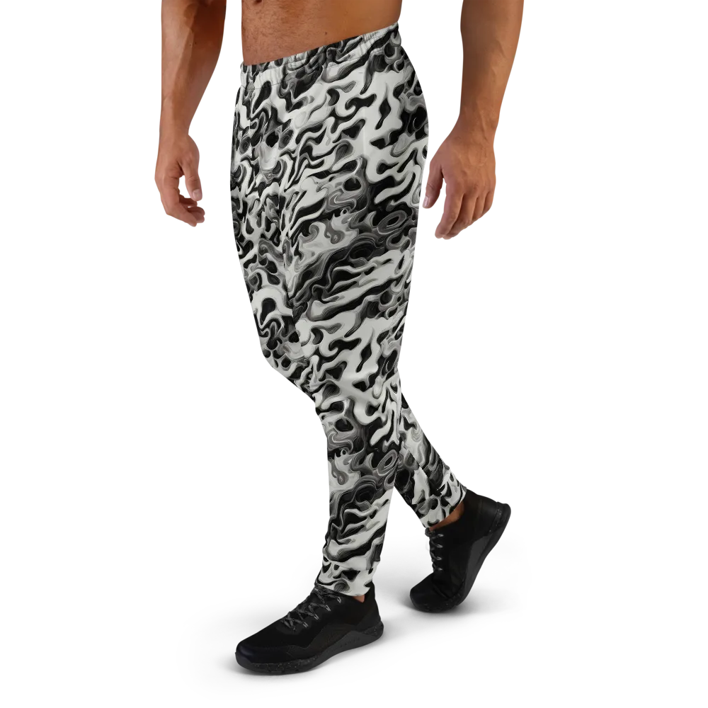 Silver Smoke on Men's Joggers — Left