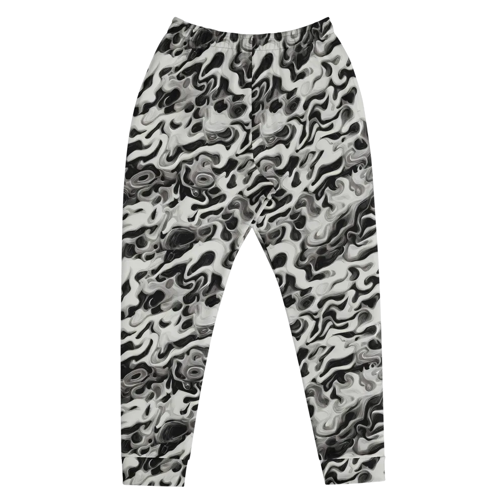 Silver Smoke on Men's Joggers — Front