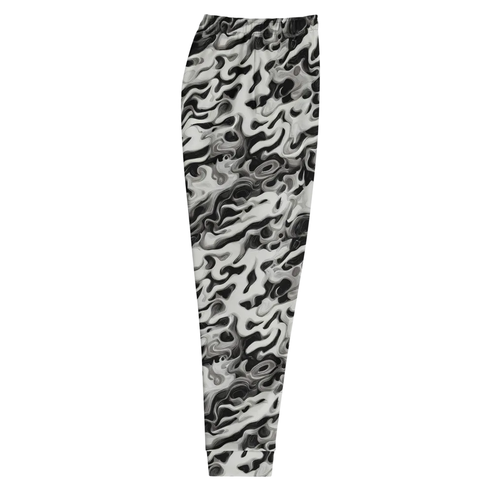 Silver Smoke on Men's Joggers — Right