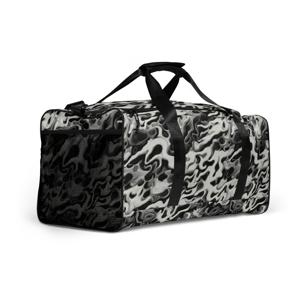 Silver Smoke on Duffle Bag — Right Front