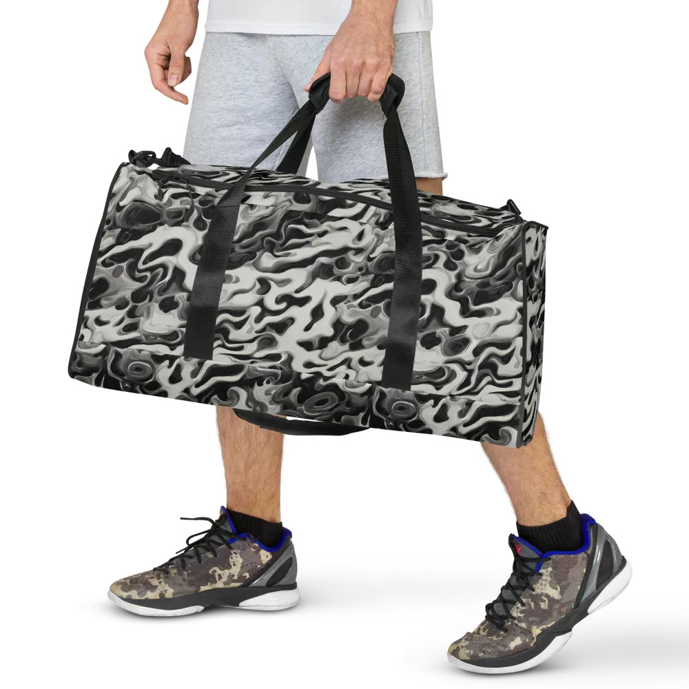 Silver Smoke on Duffle Bag — Front