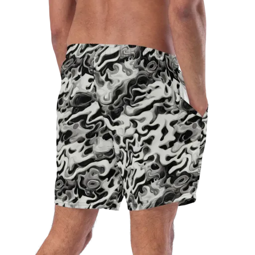 Silver Smoke on a Swim Trunks