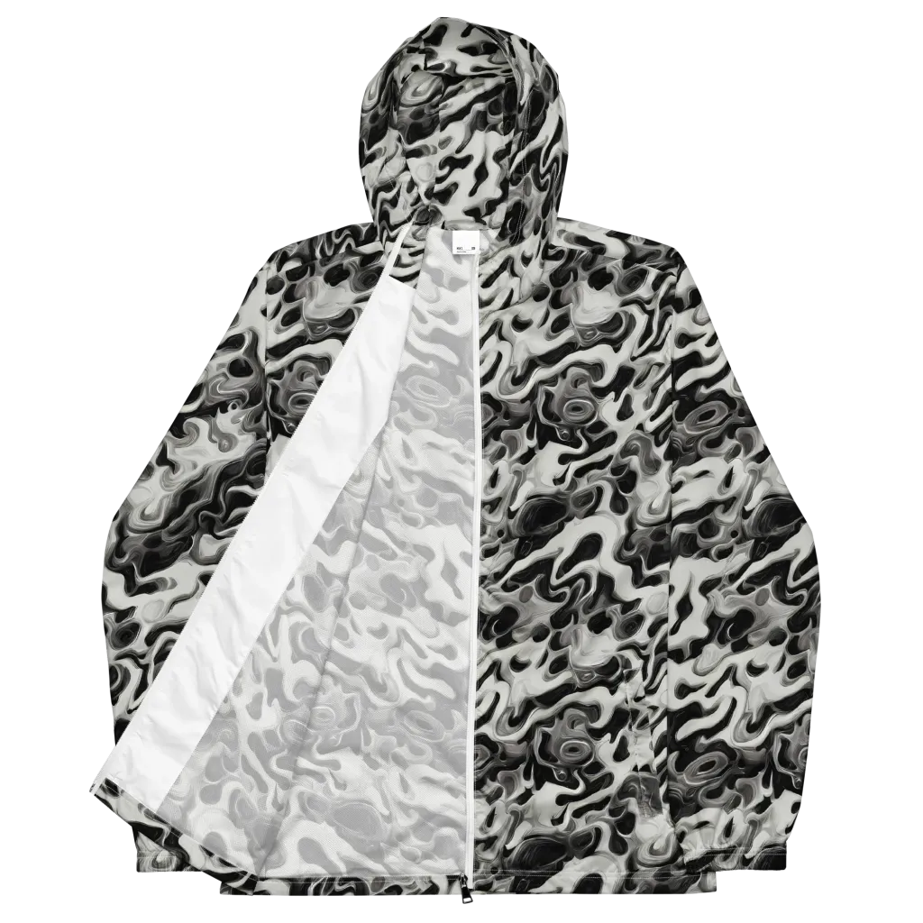 Silver Smoke on Men's Windbreaker — Front