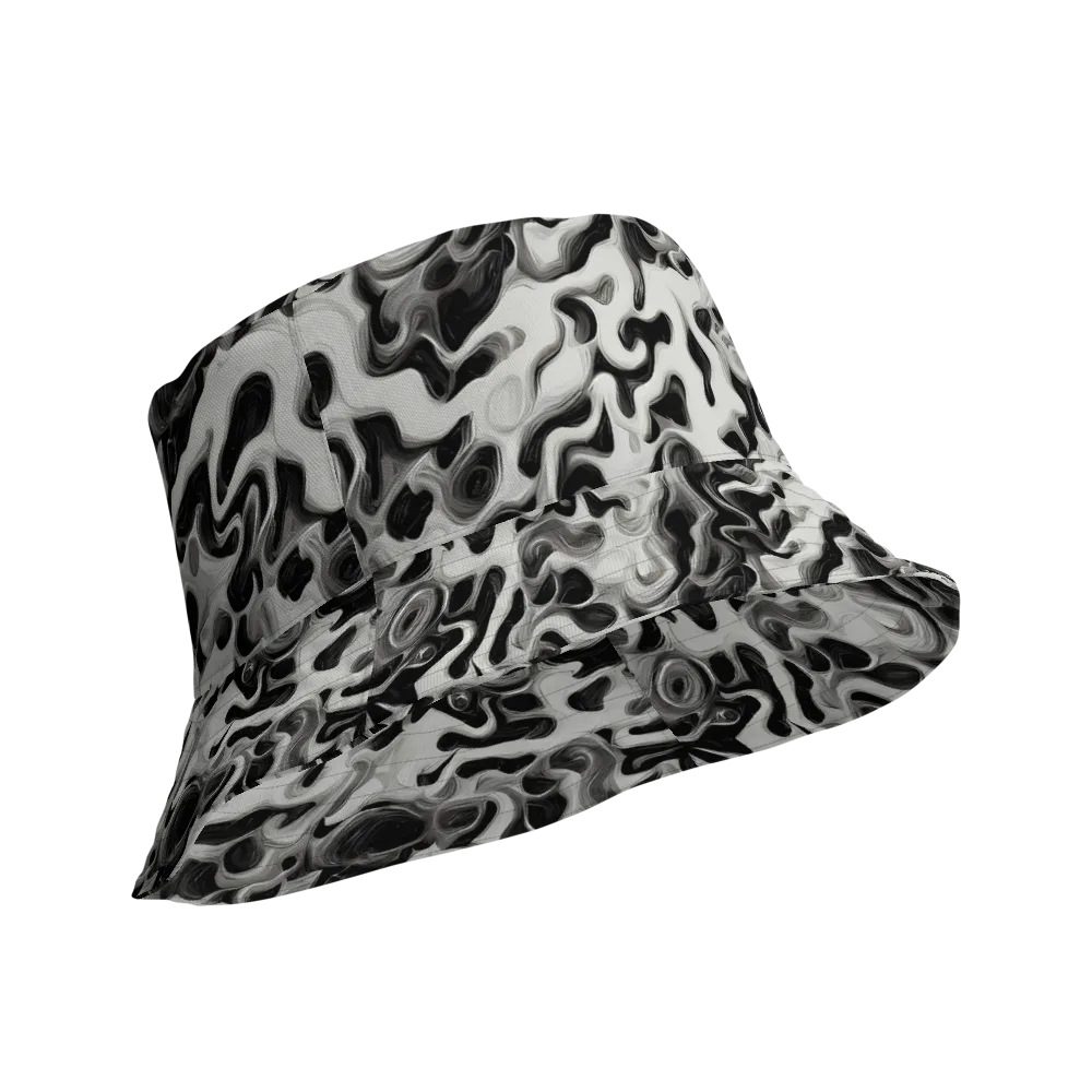 Silver Smoke on Reversible Bucket Hat — Product details Outside