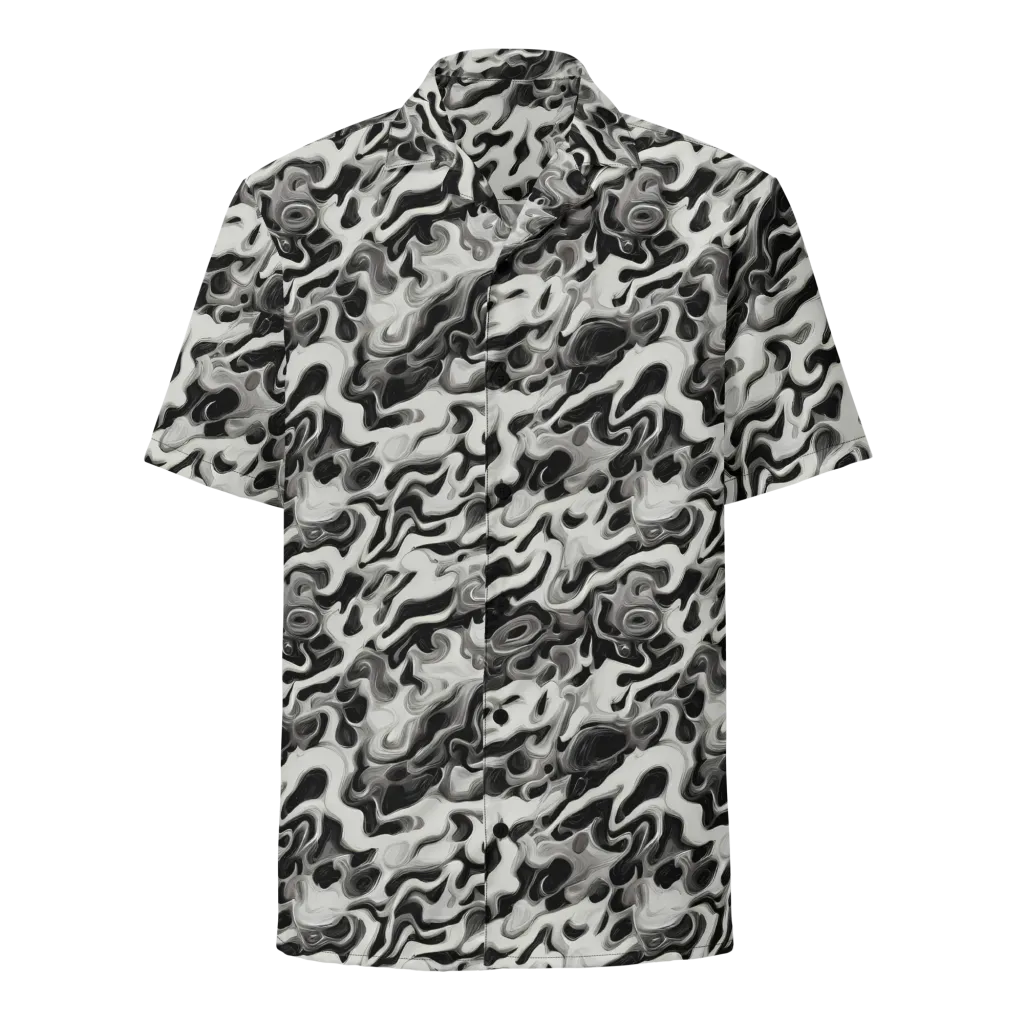 Silver Smoke on Button Shirt — Front