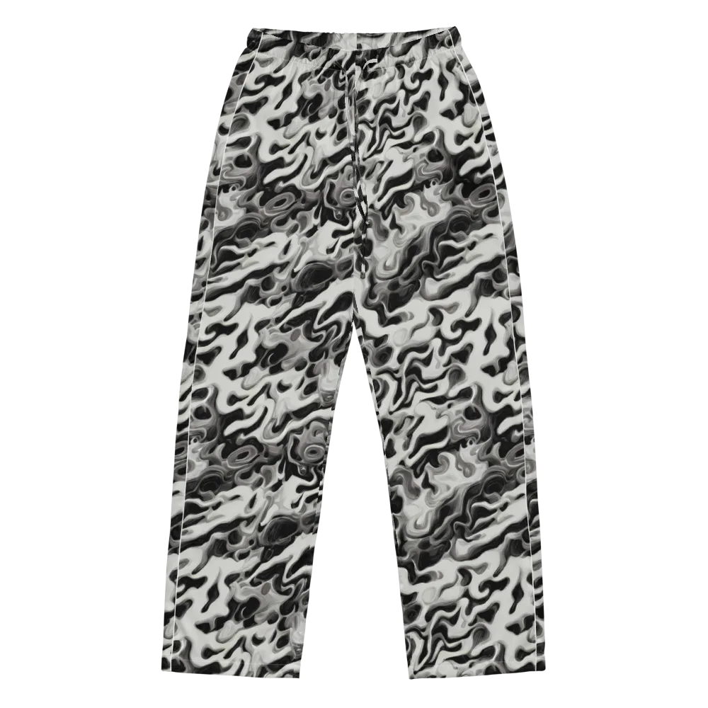 Silver Smoke on Women's Pajama Pants — Front