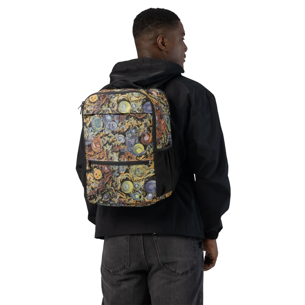 Mineral Maelstrom on Utility Backpack — Back